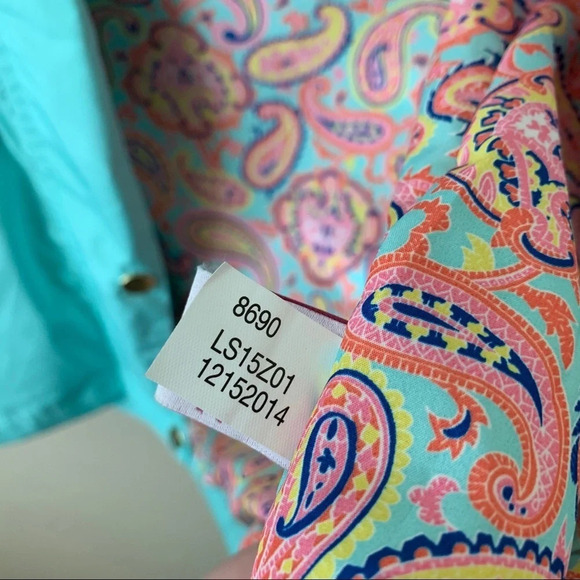 Peter Millar Zipper Button Mint Green Lightweight Vest size S - Picture 5 of 5